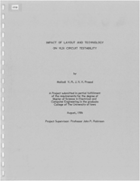 Impact of Layout and Technology on VLSI Circuit Testability
