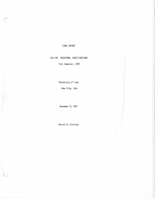 Final Report, 547:198 Individual Investigations