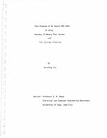 Test Program of 4k Static MOS RAMS in Using Mustang IC Memory Test System and the System Problem