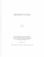 Nonlinear adaptive digital filter with sequential regression (SER) algorithm