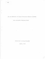On the Stability of Linear Multiloop Discrete Systems with Different Sampling Times