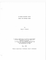 An error recovery state model for Huffman codes