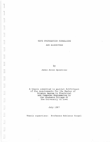 Wave propagation formalisms and algorithms