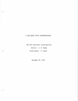 A Z80 Based Triple Microprocessor